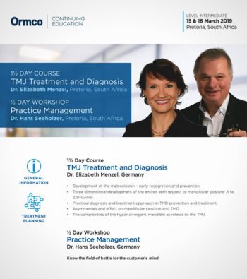 TMJ Treatment and Diagnosis & Practice Management – Pretoria